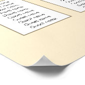 Keltische Symbole und Blattwerk 12 Tabelle Poster (Ecke)