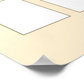 Keltische Symbole und Blattwerk 12 Tafelleder Poster (Ecke)