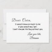 Keltische Symbole und Blattwerk Einladung (Rückseite)