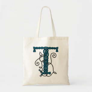 Keltische Tasche des Buchstaben T