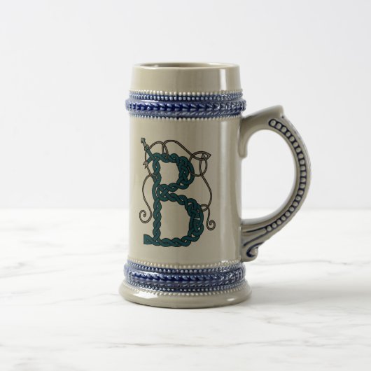 Keltische Tasse des Buchstaben B (recht) (Rechts)