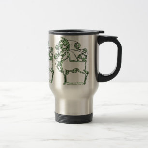 Keltische Tasse, Herne-Rotwild-Entwurf Reisebecher