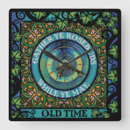 keltische Unbeständigkeit Quadratische Wanduhr