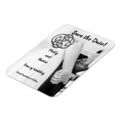 Keltische Unendlichkeit - Knot hält Hände Save the Magnet (Linke Seite)