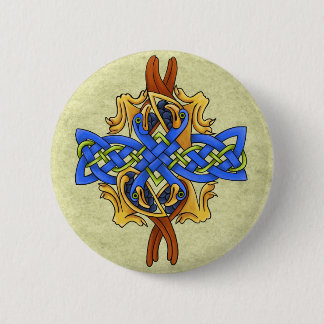 Keltische Vögel Button