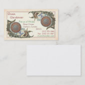 Keltische Vogel-Entwurfs-Visitenkarten Visitenkarte (Vorne/Hinten)