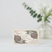 Keltische Vogel-Entwurfs-Visitenkarten Visitenkarte (Stehend Vorderseite)