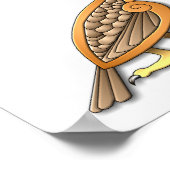 Keltische Vögel und Kaninchen Poster (Ecke)