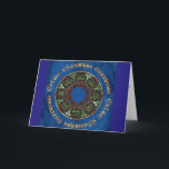 Keltische Weihnachtskarte Feiertagskarte<br><div class="desc">Kerensa,  kres u. Lowena (Bedeutung Liebe,  Frieden u. Freude) in der kornischen Sprache</div>