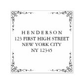 Keltische Weinecke benutzerdefinierte Rücksendeadr Permastempel (Design)