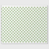 Keltischen Kleeblatt-St Patrick Geschenkpapier (Flach)