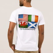 Keltischer amerikanischer Stolz T-Shirt (Rückseite)
