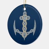 Keltischer Anker 1 Keramik Ornament (Links)
