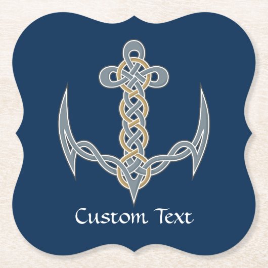 Keltischer Anker 1 Untersetzer (Vorderseite)