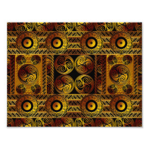 Keltischer Art-Kunst-Druck Fotodruck