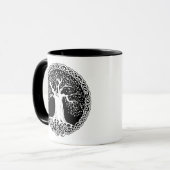 Keltischer Baum (2-sided) Tasse (Vorderseite Links)