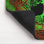 Keltischer Baum (belichtete Version) Mousepad (Ecke)