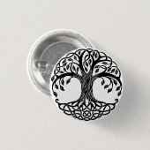 Keltischer Baum Button (Vorne & Hinten)