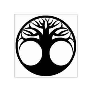 Keltischer Baum der Briefmarke von Lebenskautschuk Gummistempel