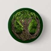 Keltischer Baum des Lebens Button (Vorderseite)