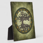 Keltischer Baum des Lebens Fotoplatte (Seite)