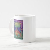 Keltischer Baum des Lebens Kaffeetasse (Vorderseite Links)