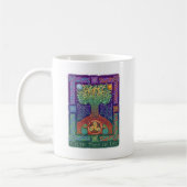 Keltischer Baum des Lebens Kaffeetasse (Links)