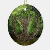 Keltischer Baum des Lebens Keramikornament (Links)