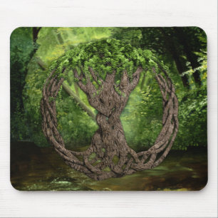 Keltischer Baum des Lebens Mousepad