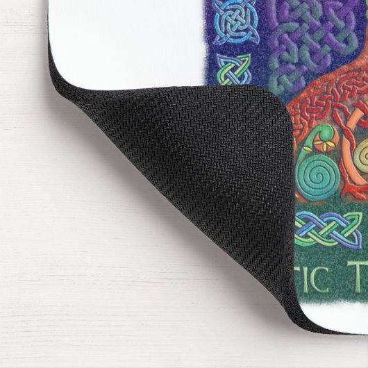 Keltischer Baum des Lebens Mousepad (Ecke)