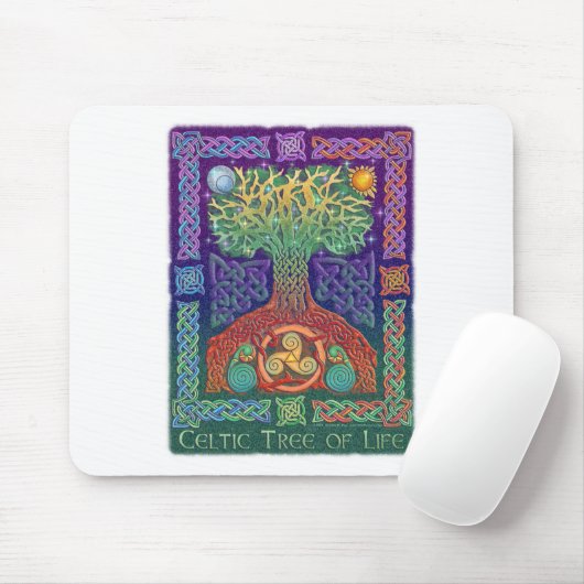 Keltischer Baum des Lebens Mousepad (Mit Mouse)