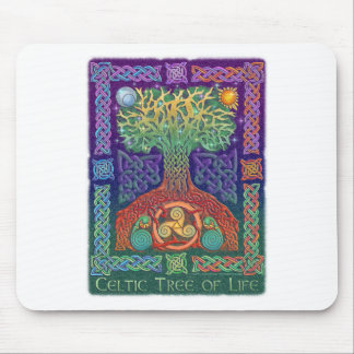 Keltischer Baum des Lebens Mousepad