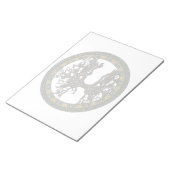 Keltischer Baum des Lebens Notizblock (angewinkelt)