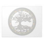 Keltischer Baum des Lebens Notizblock (Vorderseite)