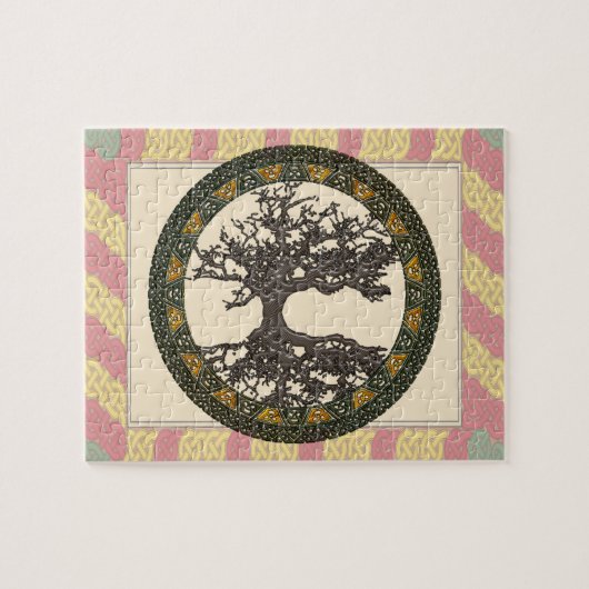 Keltischer Baum des Lebens Puzzle (Horizontal)