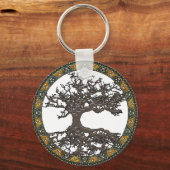 Keltischer Baum des Lebens Schlüsselanhänger (Vorderseite)