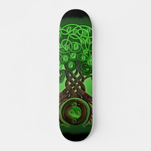 Keltischer Baum des Lebens Skateboard (Vorne)