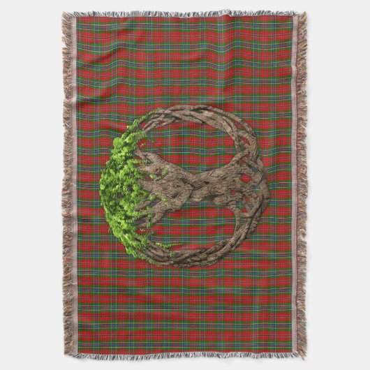 Keltischer Baum des Lebens und Clan MacLean von Decke (Vorderseite Vertikal)