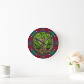 Keltischer Baum des Lebens und des Runde Wanduhr (Zuhause)