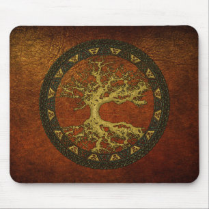 Keltischer Baum des Lebens [Yggdrasil] [alt] Mousepad