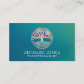 Keltischer Baum des Lebens - Yggdrasil - Perle und Visitenkarte (Vorderseite)