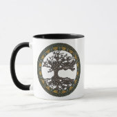 Keltischer Baum des Lebens [Yggdrasil] Tasse (Links)