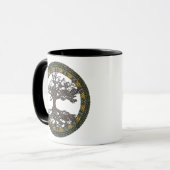 Keltischer Baum des Lebens [Yggdrasil] Tasse (Vorderseite Links)
