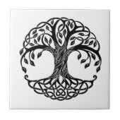 Keltischer Baum Fliese (Vorderseite)