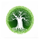 Keltischer Baum (grün)