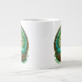 Keltischer Baum im Grünen Jumbo-Tasse (Vorderseite)