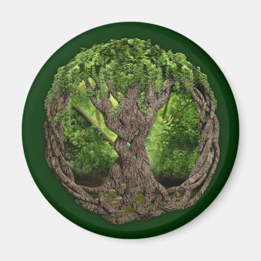 Keltischer Baum Magnet (Vorne)