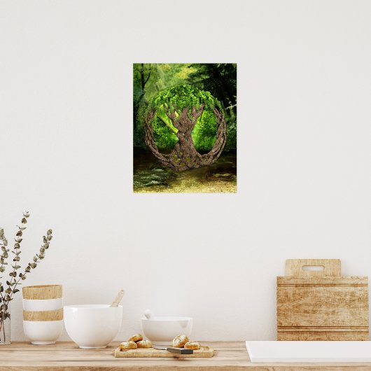 Keltischer Baum Poster (Küche)