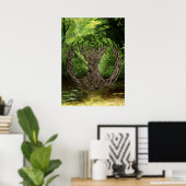 Keltischer Baum Poster (Heimbüro)