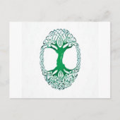 keltischer Baum Postkarte (Vorderseite)